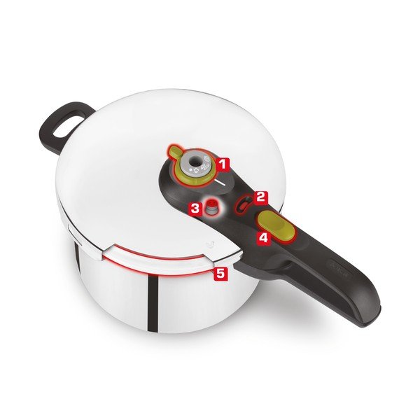 Тенджера под налягане от неръждаема стомана 6 л Secure5 Neo - Tefal-image-3