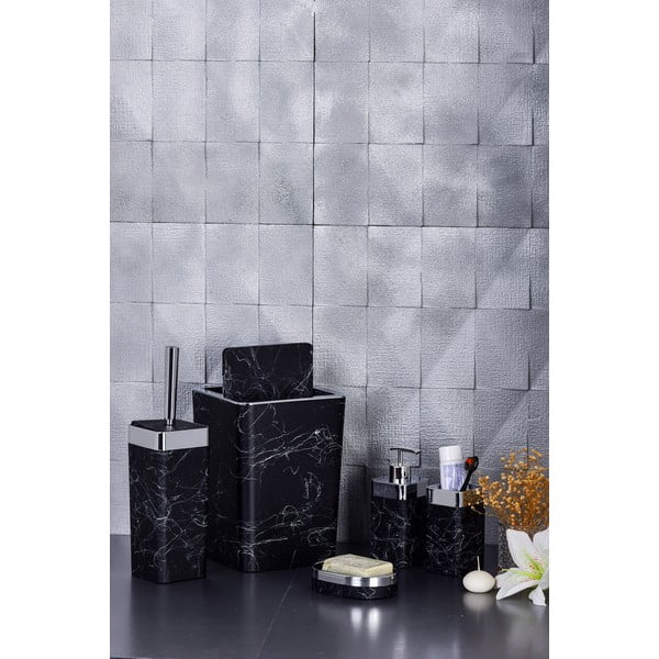 Черен комплект аксесоари за баня - Oyo Concept-image-1