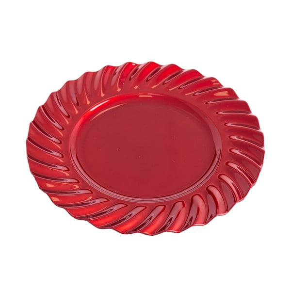 Червена чиния за сервиране ø 33 cm - Casa Selección