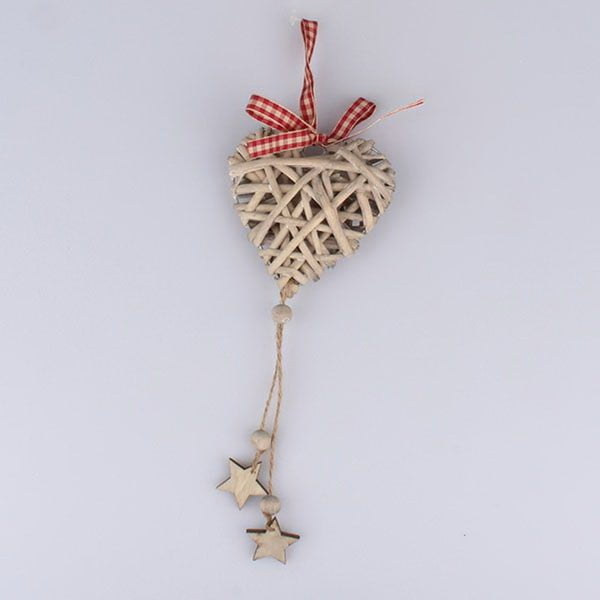 Висящо декоративно сърце от ратан Stars - Dakls