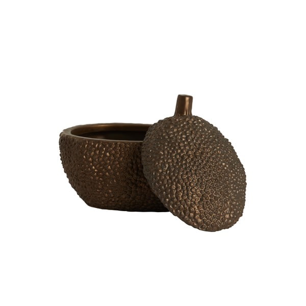 Керамична декоративна кутия за съхранение с капак Durio - Light & Living-image-2