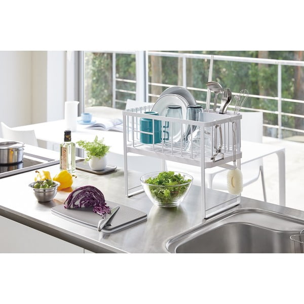 Двуетажна метална стойка за оттичане Tower - YAMAZAKI-image-1