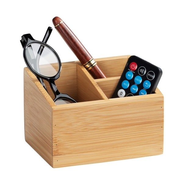 Бамбуков органайзер за баня с 3 отделения Terra - Wenko-image-1