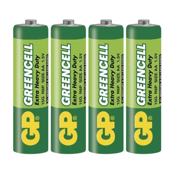 Цинкови батерии AA 4 бр. GREENCELL - EMOS