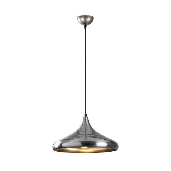 Висящо осветително тяло в сребрист цвят с метален абажур ø 35 cm Nile – Opviq lights-image-2