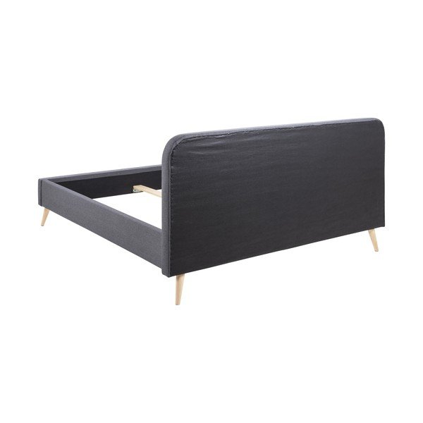 Сива тапицирана рамка за легло Alma, 180 x 200 cm - Actona-image-3