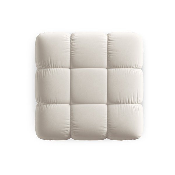 Бежова кадифена модулна табуретка Bellis – Micadoni -image-4