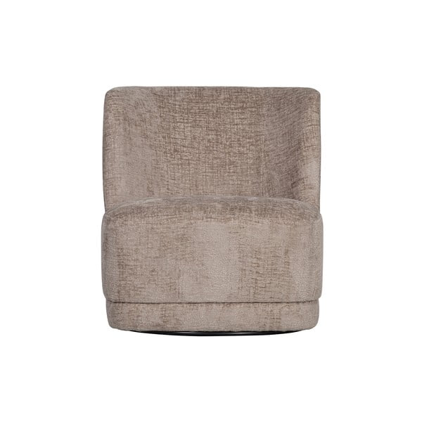 Светлокафяво кресло от кадифе Atty - WOOOD-image-2