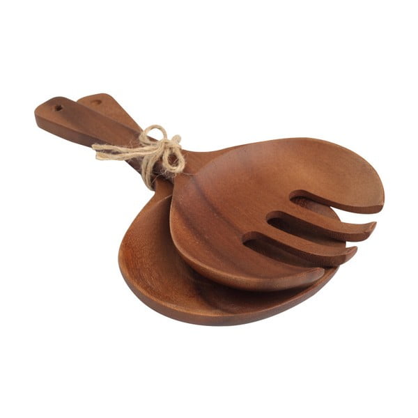 Комплект лъжица и вилица за салата от акациево дърво - T&G Woodware