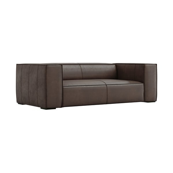 Кафяв кожен диван 212 cm Madame - Windsor & Co Sofas-image-2