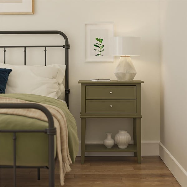 Нощно шкафче в цвят каки Franklin – Støraa-image-1