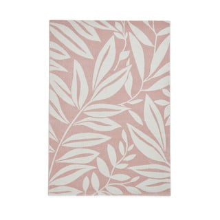 Светлорозов килим 120x170 cm Sorral Leaves  – Catherine Lansfield