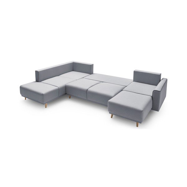 U-образен разтегателен диван Panoramique XXL Mola, десен ъгъл - Bobochic Paris-image-4