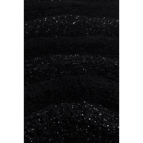 Комплект от 3 черни постелки за баня Wave - Foutastic-image-4