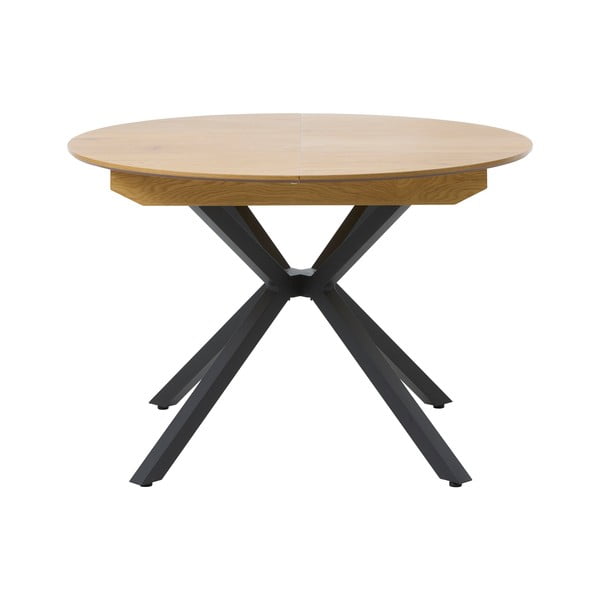Кръгла сгъваема трапезна маса с допълнителна плоча ø 120 cm Cesura – Unique Furniture