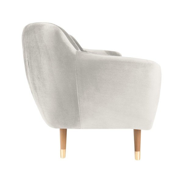 Диван от кремаво кадифе , 188 cm Benito - Mazzini Sofas-image-3