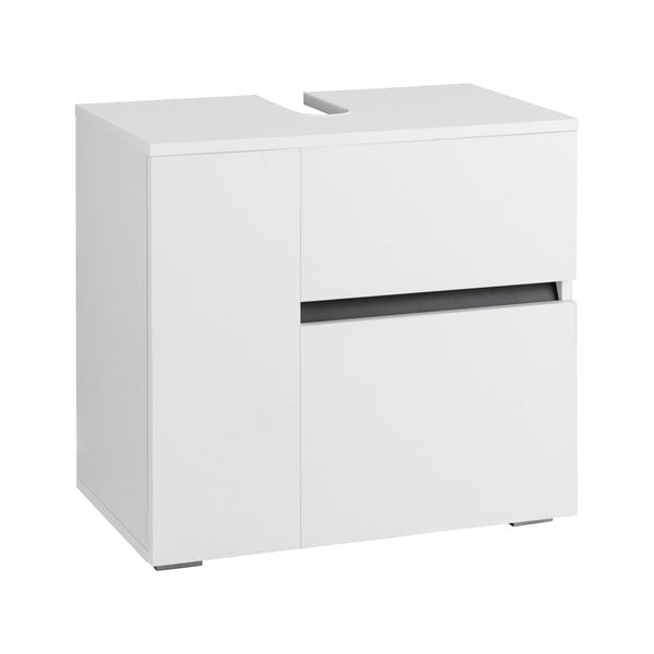 Бял шкаф за мивка , 60 x 55 cm Wisla - Støraa-image-1