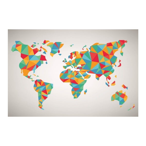 Obraz Maps World Puzzle, 70 x 100 cm