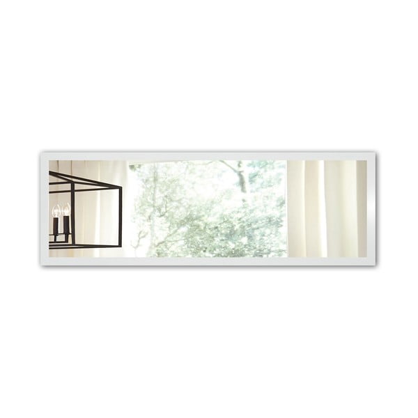 Стенно огледало с бяла рамка , 105 x 40 cm - Oyo Concept