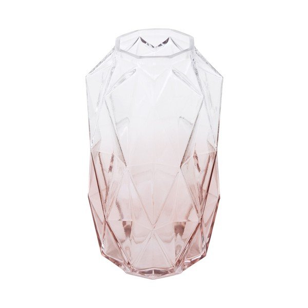 Розова стъклена ваза (височина 28 cm) Brice – Premier Housewares-image-3