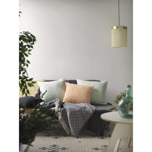 Тъмно сиво каре със съдържание на памук , 140 x 180 cm Agave - Euromant-image-2