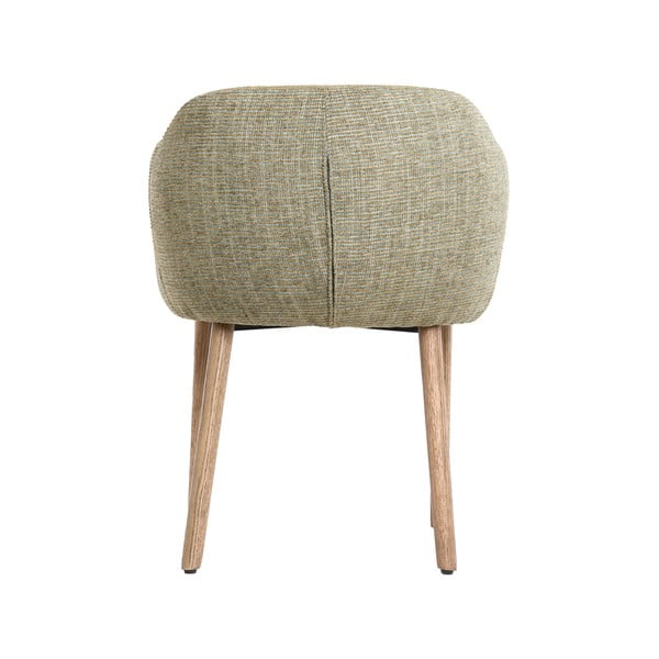 Светлозелени тапицирани трапезни столове в комплект с подлакътници 2 бр. Blaine – Light & Living-image-4