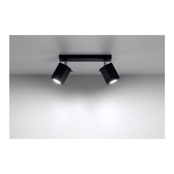 Черно таванно осветително тяло Toscana - Sollux-image-2