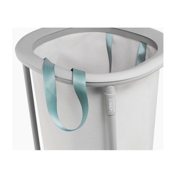 Светлосив текстилен кош за пране 50 l Duo – Joseph Joseph-image-4