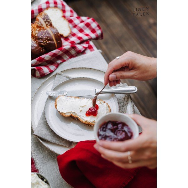 Ленени салфетки в комплект от 2 бр. Red Gingham – Linen Tales-image-4