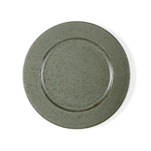 Зелена керамична плитка чиния Basics Green, ⌀ 27 cm Mensa - Bitz