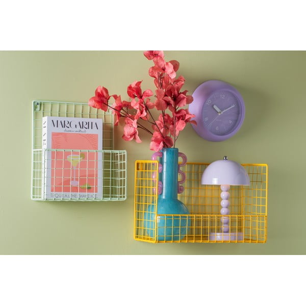 Жълт стоманен стенен рафт 40 cm Reja – PT LIVING-image-1