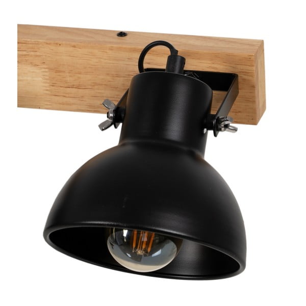 Черно-естествена стенна лампа – Ixia-image-3