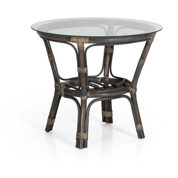 Šedý zahradní stolek Brafab Kubor, ∅ 65 cm