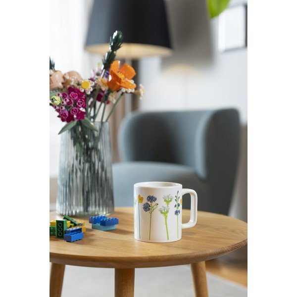 Бяла керамична детска чаша 300 ml Meadow Flowers – LEGO®-image-1