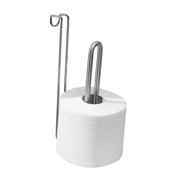 Висящ държач от неръждаема стомана за тоалетна хартия Forma - iDesign