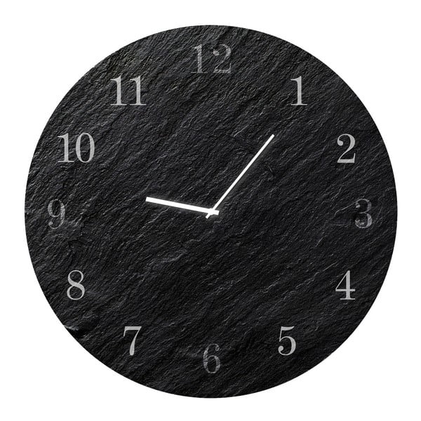 Стенни часовници Glassclock , ⌀ 30 cm Carbon - Styler