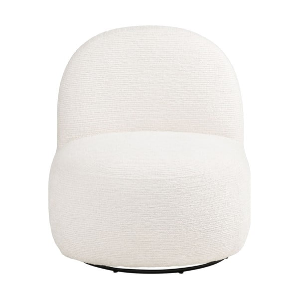 Кремаво въртящо се кресло Milo – House Nordic-image-2