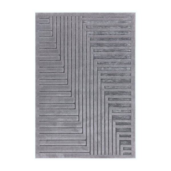 Антрацитен килим 200x290 cm Valley - Asiatic Carpets