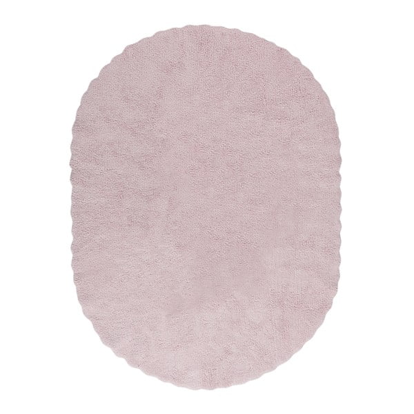 Růžový bavlněný koberec Happy Decor Kids Blonda, 160 x 120 cm