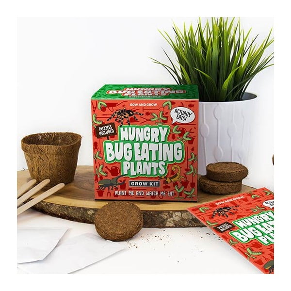 Комплект за отглеждане със семена на месоядно растение Hungry Bug Eating Plants - Gift Republic