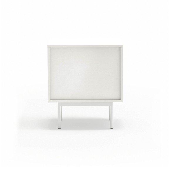 Бяло матово нощно шкафче Sierra – Teulat-image-4