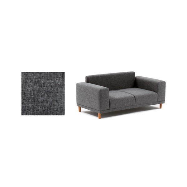 Сив двуместен диван Franz - Balcab Home-image-1
