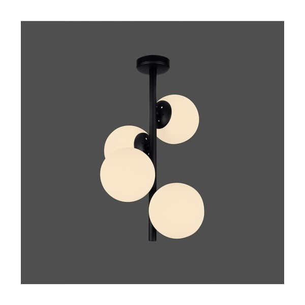 Черно висящо осветително тяло, височина 53 cm Owl - Squid Lighting-image-1