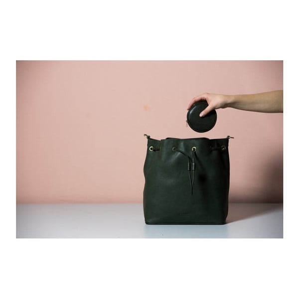 Černá kožená kabelka O My Bag The Donna-image-3