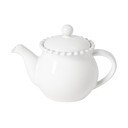 Бял глинен чайник с цедка 500 ml Pearl – Costa Nova