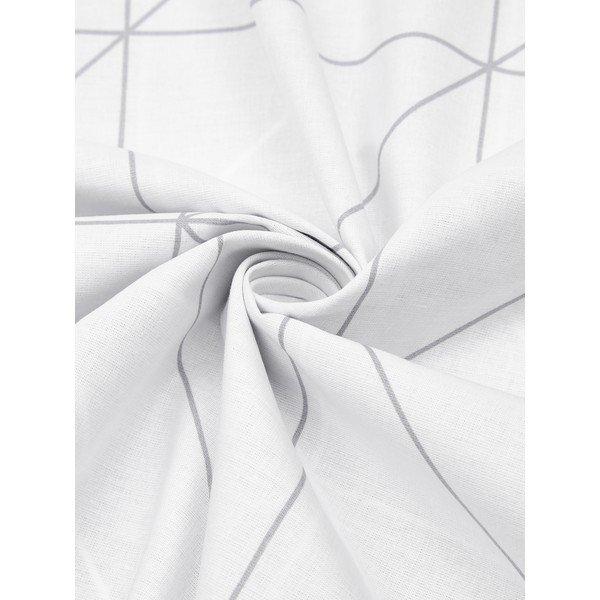 Бяло и сиво памучно спално бельо за единично легло by46 , 155 x 220 cm Marla - Westwing Collection-image-3