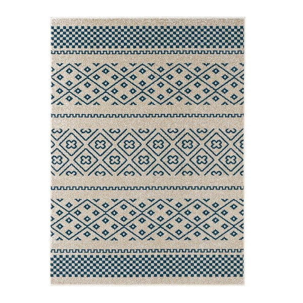 Modrý koberec Chateau Mood, 70x140 cm