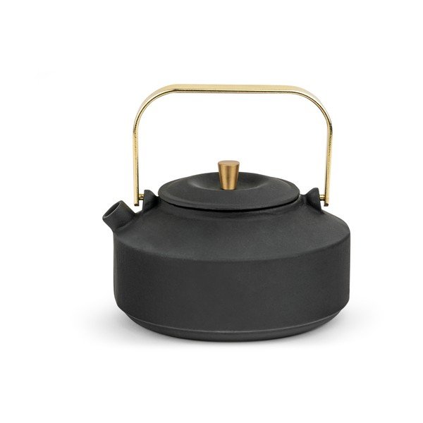 Черен чугунен чайник с цедка 1 l Shangdong – Bredemeijer