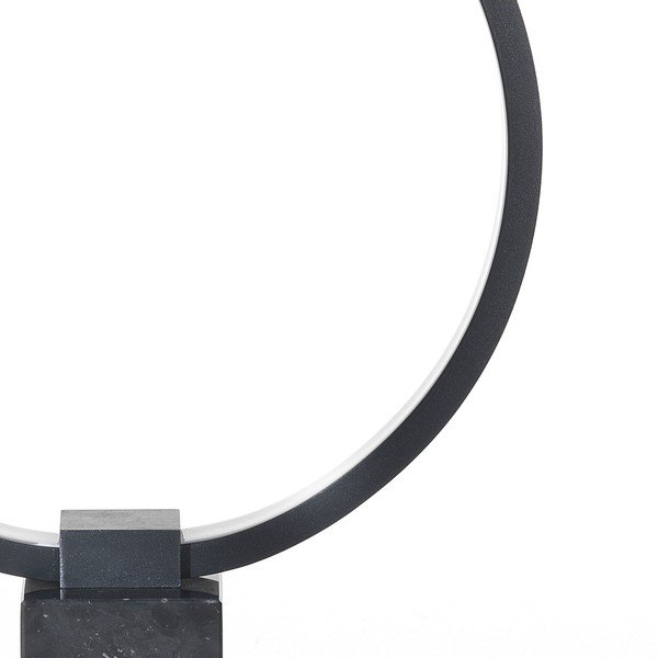 Черна настолна лампа, височина 37 cm Ring - Tomasucci-image-2