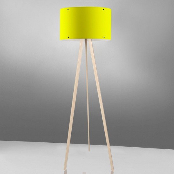 Жълта подова лампа Simple - Unknown-image-1